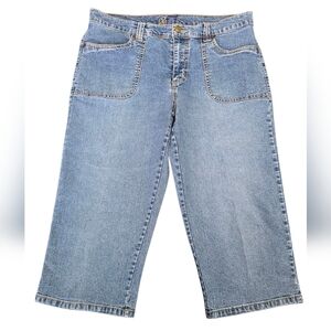 Duplex Women's Short Jeans in Blue